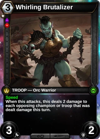 Whirling Brutalizer: the card this item changes