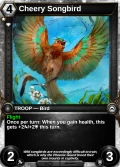 Cheery Songbird: alternate art in Primal Dawn