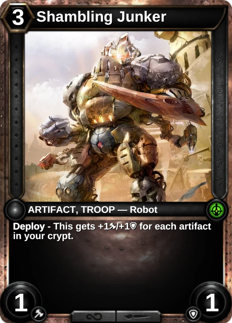 Shambling Junker: the card