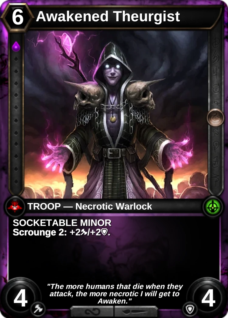 Awakened Theurgist: the card