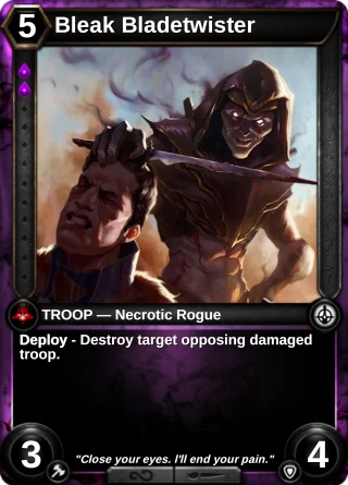 Bleak Bladetwister: the card this item changes