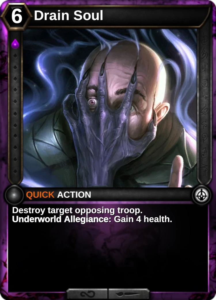 Drain Soul: the card