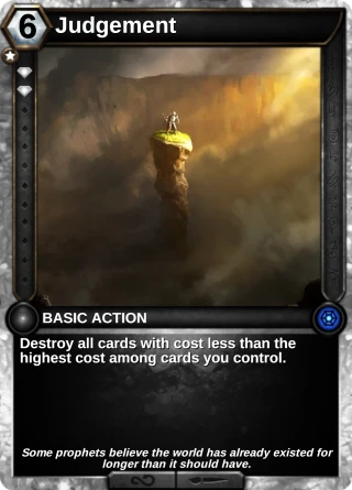 Judgement: the card this item changes