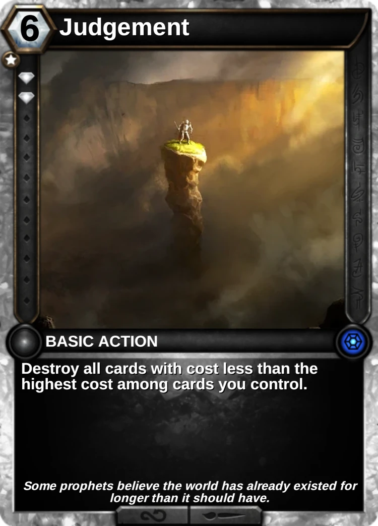 Judgement: the card