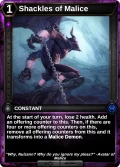 Shackles of Malice: printing in Herofall