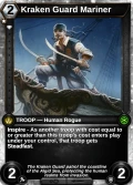 Kraken Guard Mariner: printing in Shards of Fate