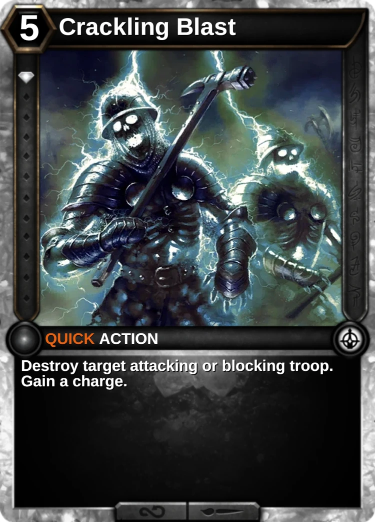 Crackling Blast: the card
