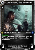 Lord Adam, the Powerful: printing in Shards of Fate