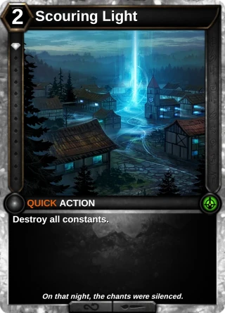 Scouring Light: the card this item changes