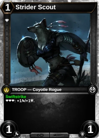 Strider Scout: the card this item changes