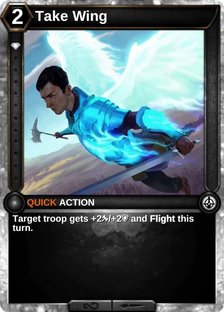 Take Wing: the card