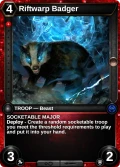 Riftwarp Badger: printing in Herofall