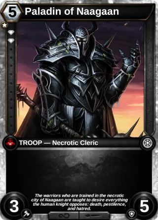 Paladin of Naagaan: the card this item changes