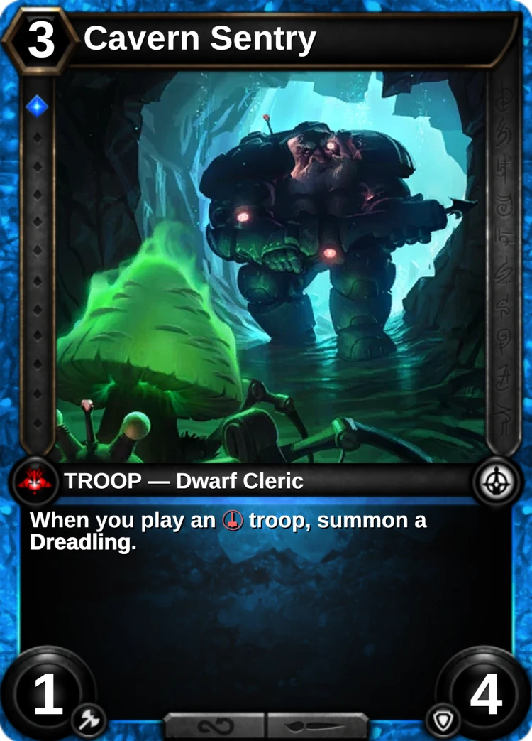 Cavern Sentry: the card