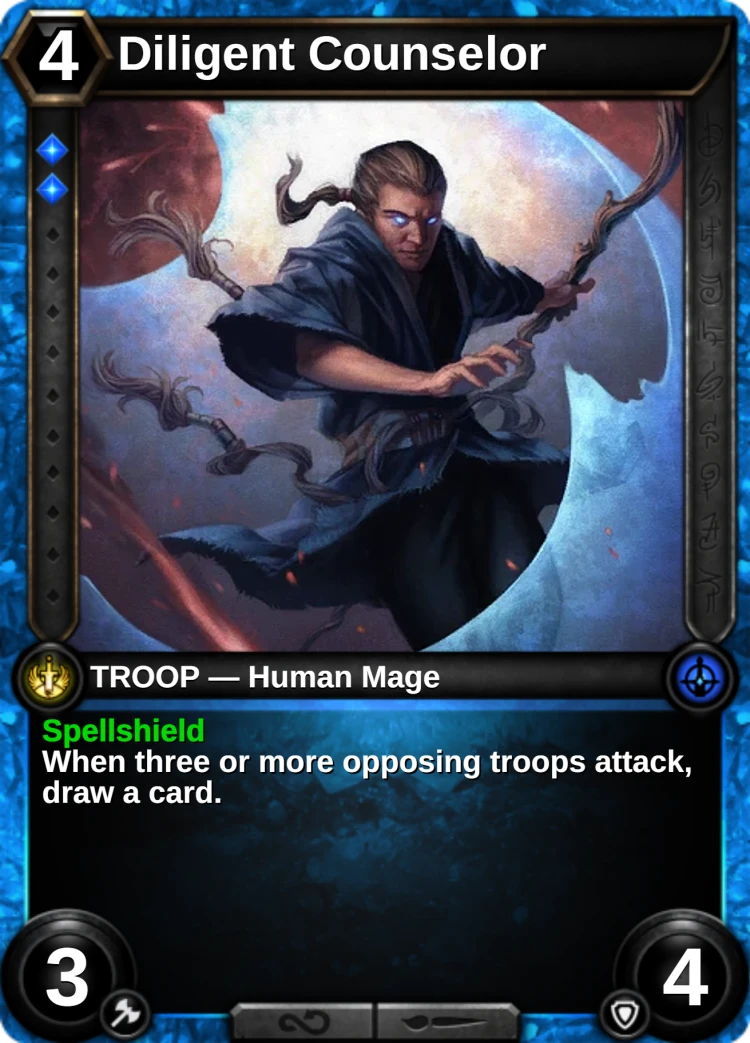 Diligent Counselor: the card