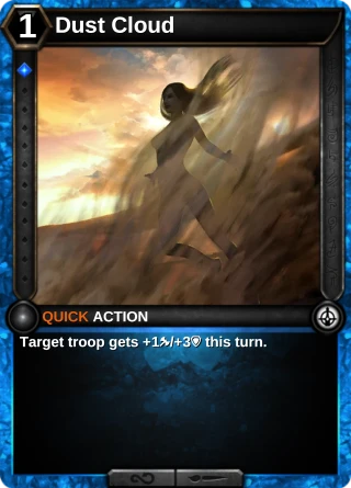 Dust Cloud: the card this item changes