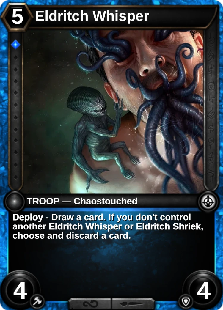 Eldritch Whisper: the card
