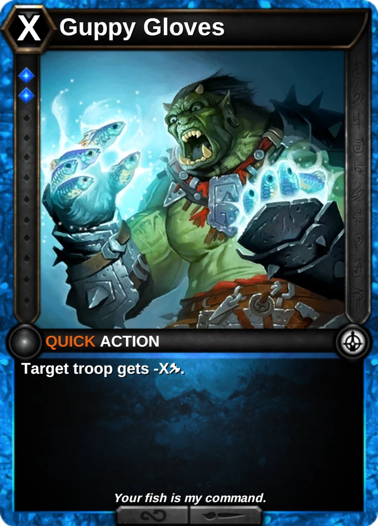 Guppy Gloves: the card