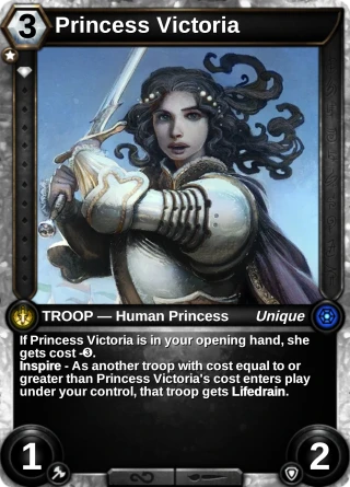 Princess Victoria: the card this item changes