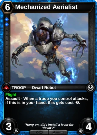 Mechanized Aerialist: the card this item changes