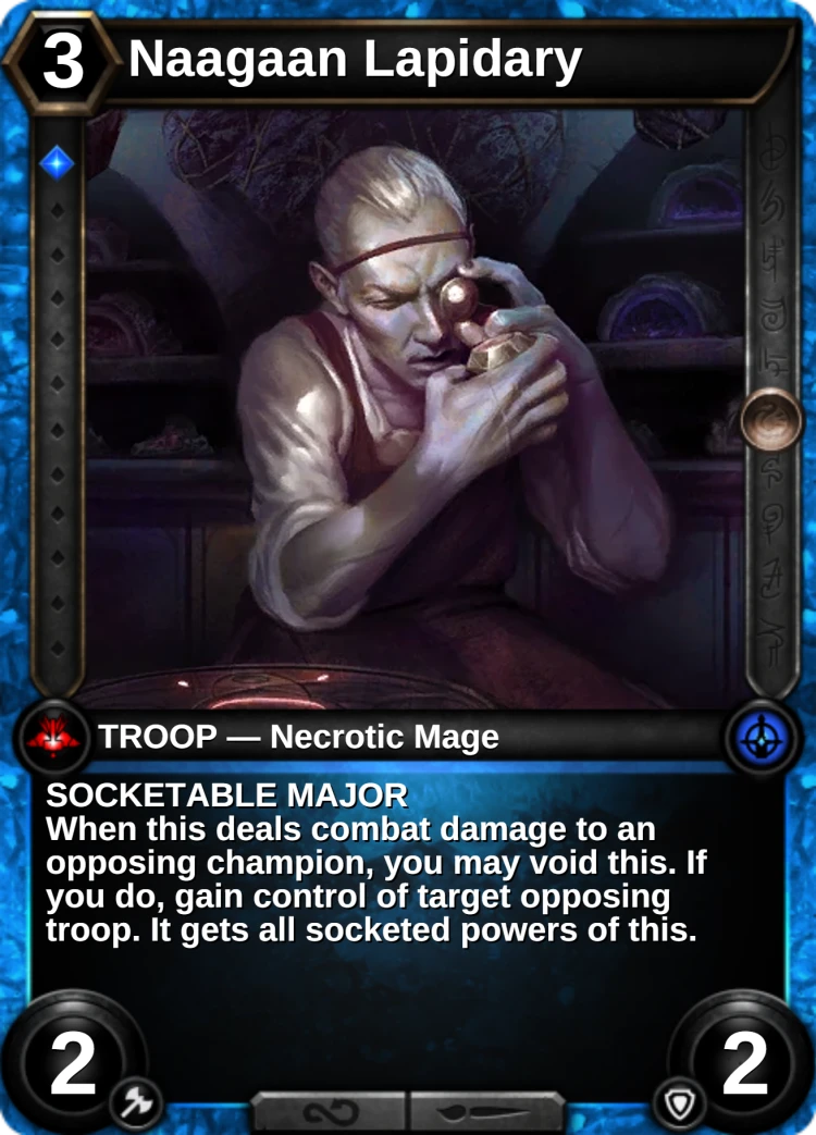 Naagaan Lapidary: the card