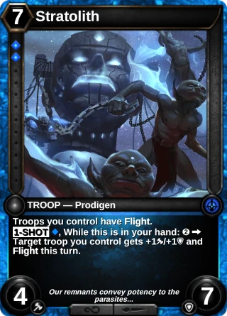 Stratolith: the card this item changes