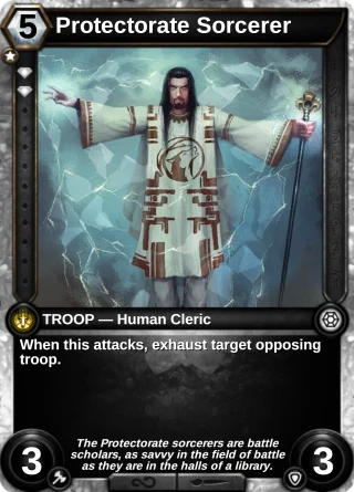 Protectorate Sorcerer: the card this item changes