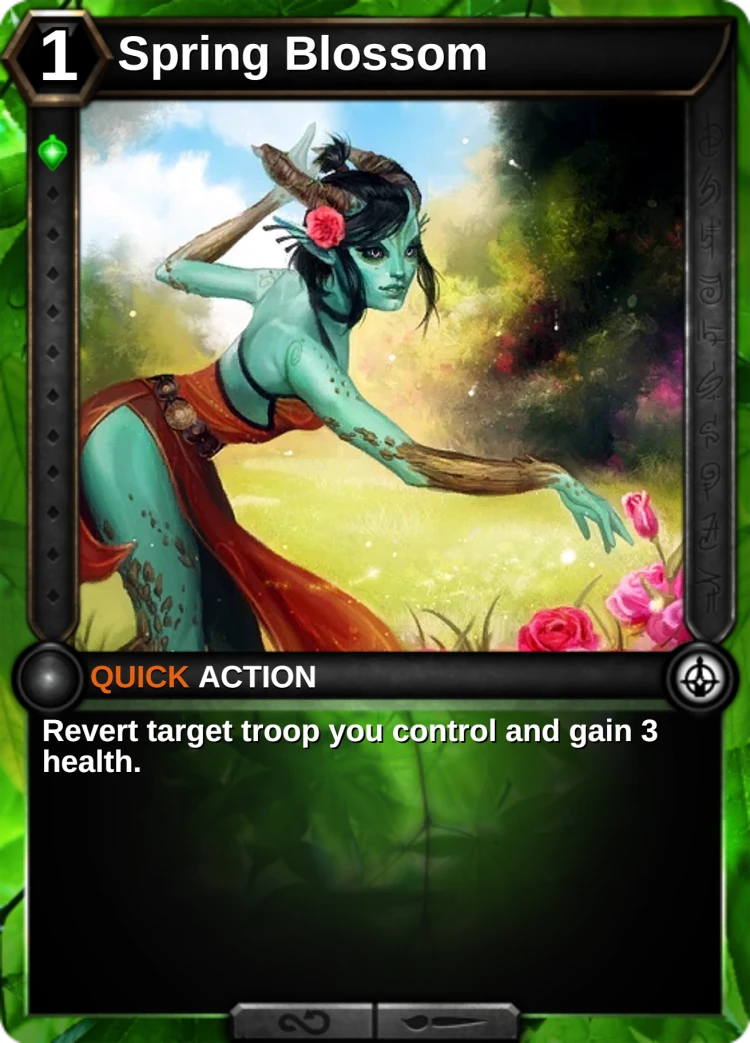 Spring Blossom: the card