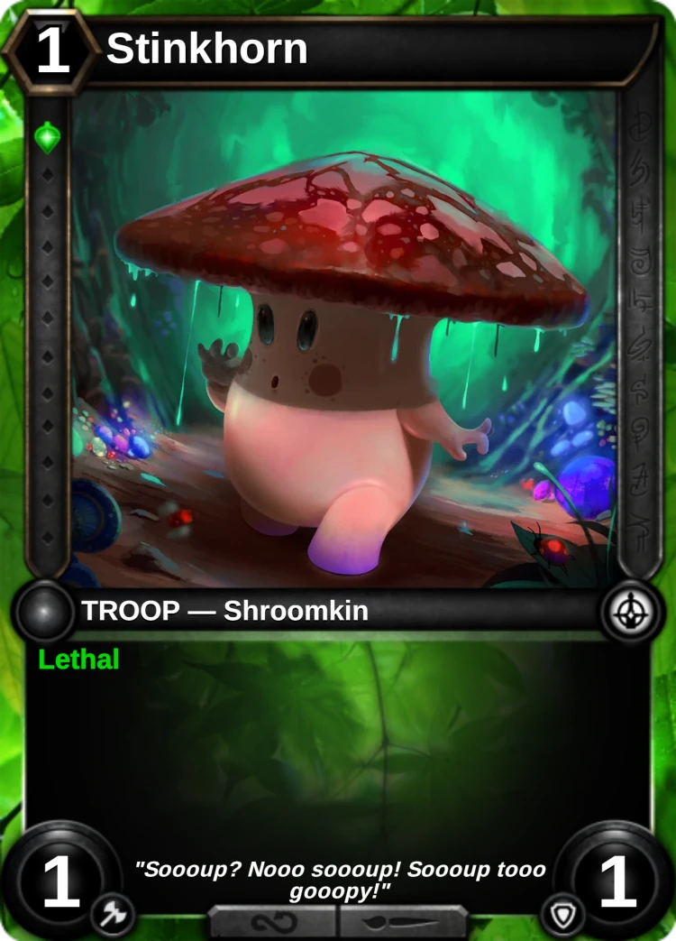Stinkhorn: the card
