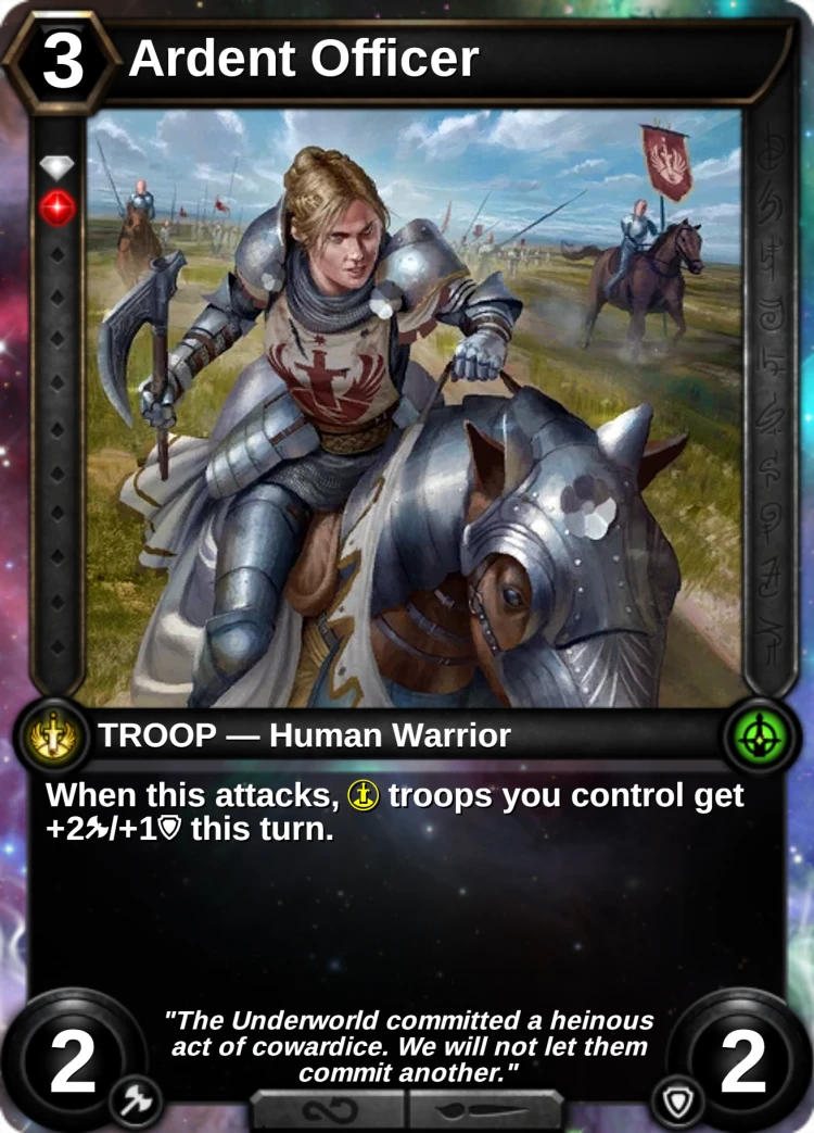 Ardent Officer: the card