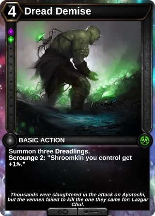 Dread Demise: the card this item changes