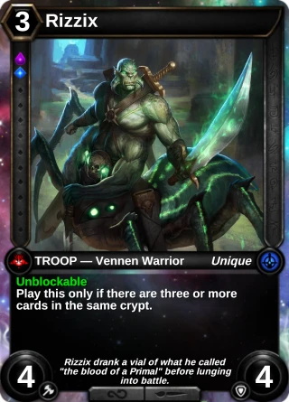 Rizzix: the card this item changes