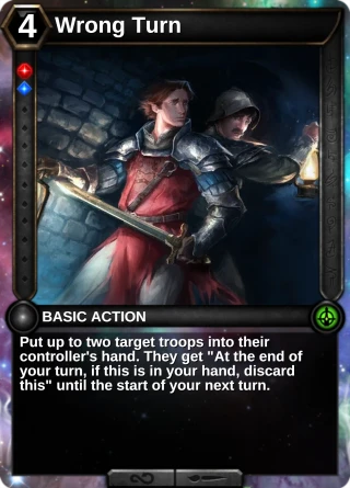 Wrong Turn: the card this item changes