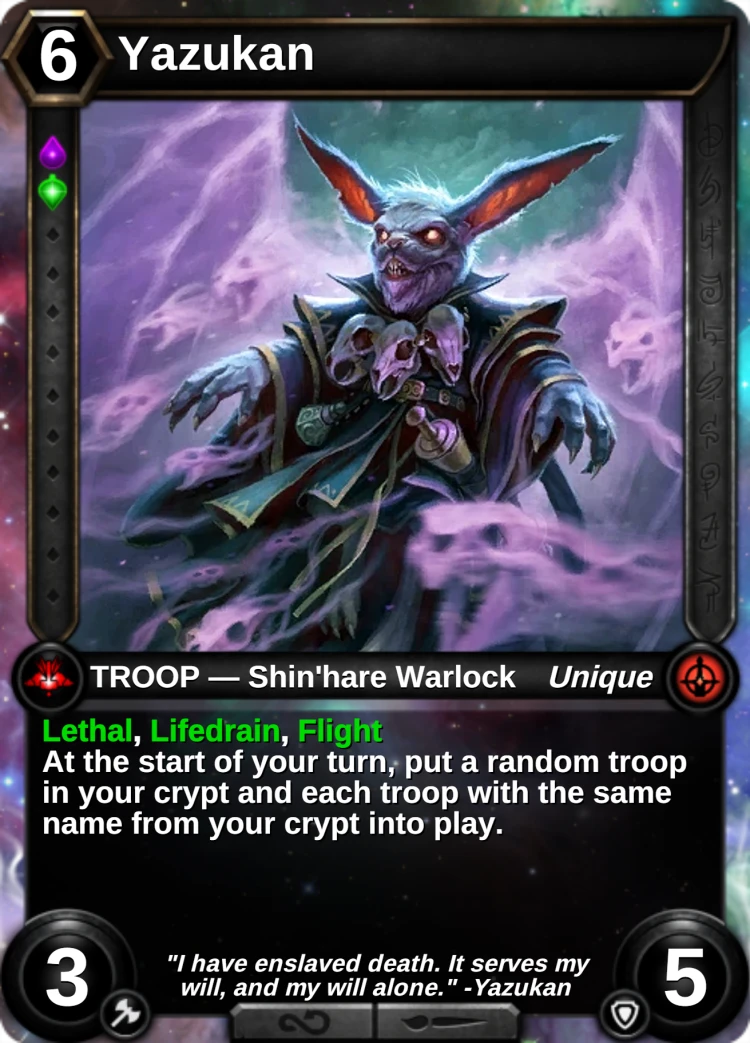 Yazukan: the card