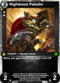 Righteous Paladin: printing in Shards of Fate
