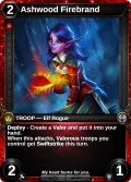 Ashwood Firebrand: alternate art in Herofall