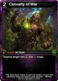 Casualty of War: alternate art in Herofall