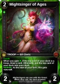 Mightsinger of Ages: alternate art in Herofall
