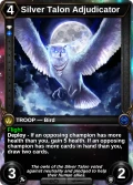 Silver Talon Adjudicator: alternate art in Herofall