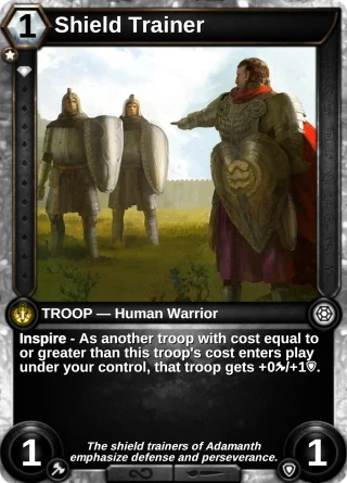 Shield Trainer: the card this item changes