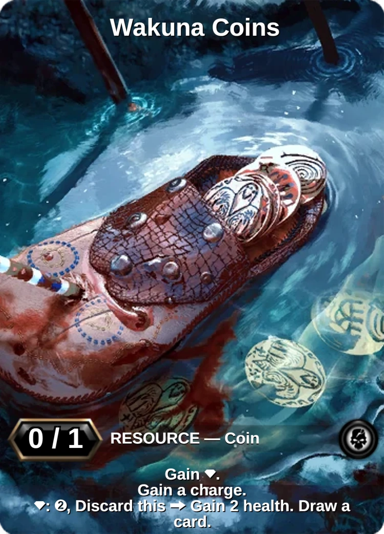 Wakuna Coins: the card