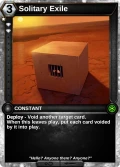 Solitary Exile: printing in Shards of Fate