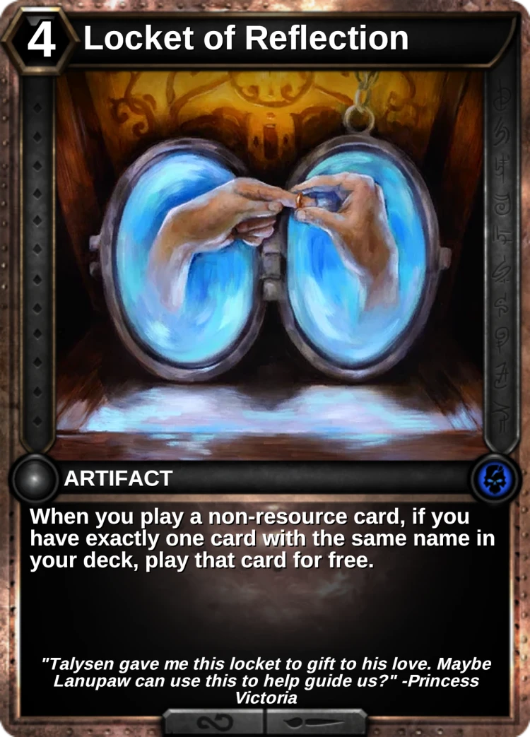 Locket of Reflection: the card