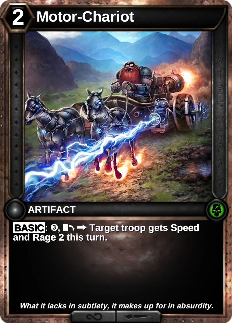 Motor-Chariot: the card