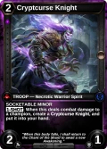Cryptcurse Knight: printing in Scars of War