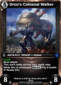 Droo's Colossal Walker: printing in Shards of Fate