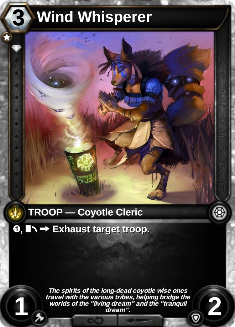 Wind Whisperer: the card