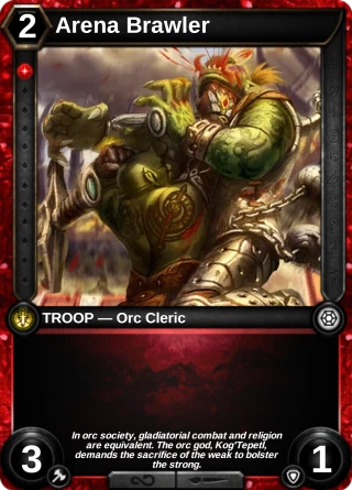 Arena Brawler: the card this item changes