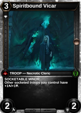Spiritbound Vicar: the card this item changes
