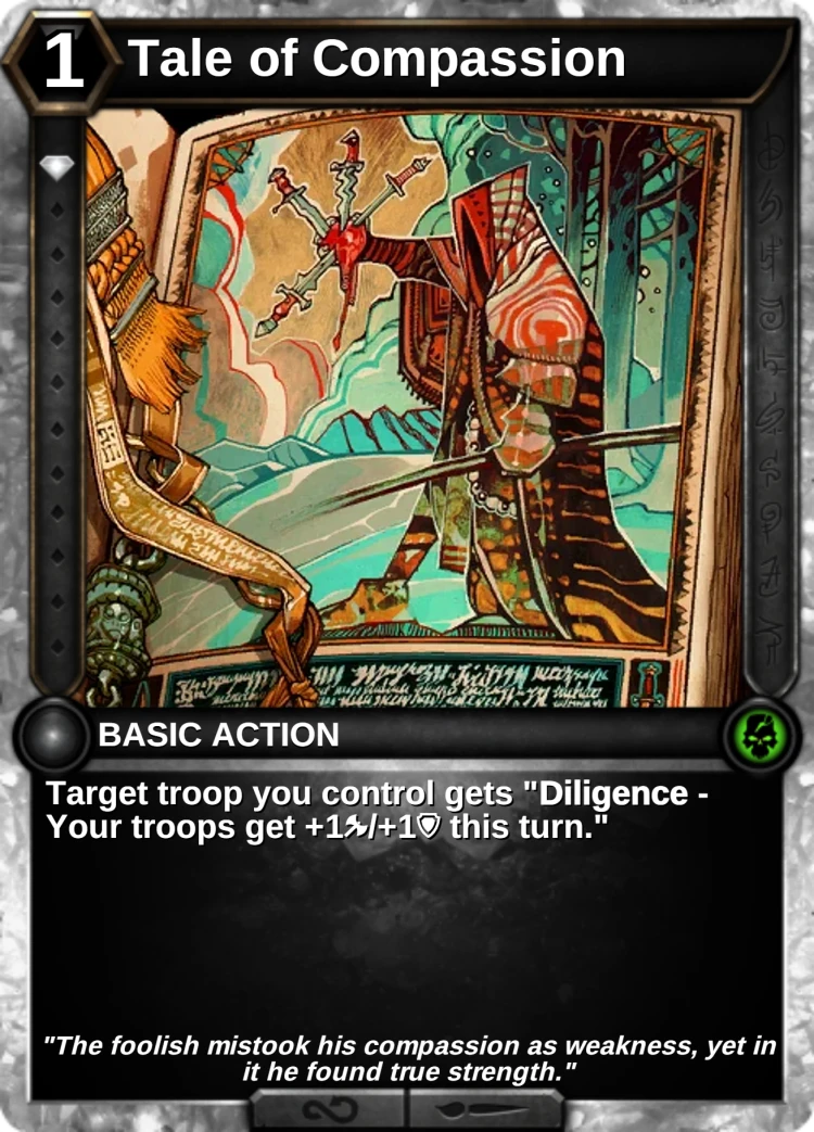 Tale of Compassion: the card